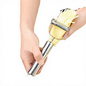 Offre Spéciale : Éplucheur Manuel Multifonctionnel en Acier Inoxydable pour Pommes de <span class=keywords><strong>Terre</strong></span>, Pommes et Concombres – Ustensile de Cuisine Domestique Facile à Utiliser pour Éplucher et Trancher les Fruits - Product Image 4