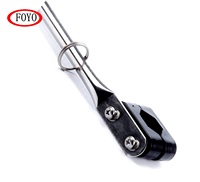 FOYO Mât de drapeau en acier inoxydable 304 pour rail de bateau, longueur 14 pouces, diamètre 1,2 pouces, pour yacht, avec ou sans drapeau