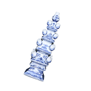 Vase en <span class=keywords><strong>porcelaine</strong></span> bleu et blanc authentique <span class=keywords><strong>de</strong></span> style <span class=keywords><strong>Delft</strong></span>, ornement décoratif en céramique chinoise peint à la main - Product Image 2