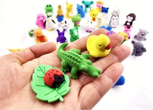 Gommes à effacer amusantes en forme d'animaux 3D Kawaii en TPR personnalisées pour les enfants, cadeaux promotionnels pour les fêtes, fournitures scolaires, puzzles - Product Image 4
