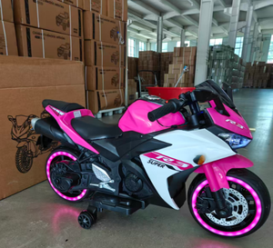 Moto Elettrica per Bambini a <span class=keywords><strong>Prezzo</strong></span> Conveniente con Luci LED, Ruote in Plastica, Giocattolo Cavalcabile con Telecomando e Funzione MP3 - Product Image 4