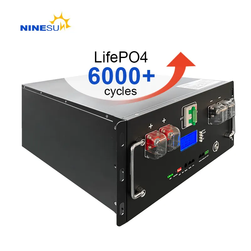 Solar batteriesp eicher systeme für die Rack montage 24V 48V 200Ah 100Ah Lifepo4-Batteriezellen Lithium-Ionen-Batterien