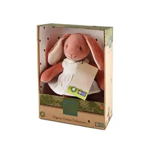 어린이 생일 선물 포장 귀여운 봉제 토끼 장난감 사용자 정의 종이 디스플레이 상자 사용자 정의 인쇄 장난감 소매 종이 디스플레이 상자