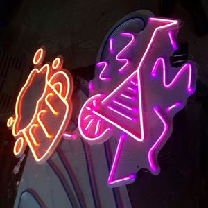 Insegna al Neon 'Sì, Siamo Aperti' - Luce al Neon <span class=keywords><strong>LED</strong></span> per Negozi, Insegna Pubblicitaria Personalizzata, Alimentazione USB 5V, Design Personalizzato, Impermeabile IPx4 - Product Image 3