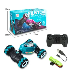 Gesture Sensing Deformation Remote Control Car Children's Toy Twist Car Electric Climbing Racing Off-road Drift Boy Gift