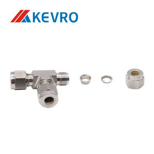 איחוד הפחתת 3 כיווני עם מוט דחיסה נירוסטה מתאים עבור מכשור ומערכות הידראוליות - Product Image 2