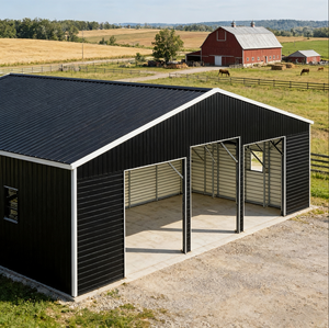 Abri de jardin métallique SG3939 <span class=keywords><strong>en</strong></span> acier galvanisé, <span class=keywords><strong>garage</strong></span> fermé, abri de voiture moderne, bâtiment métallique préfabriqué - Product Image 1