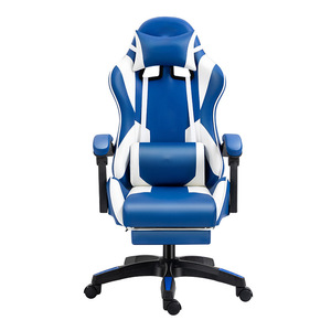 Silla de Juego Ergonómica con Respaldo de 67 cm de Altura, Giratoria, Reclinable, con Rieles Deslizantes en los Reposabrazos y Relleno de Espuma - Product Image 1