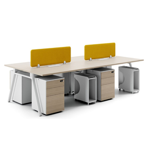 Fabricant en Chine Système de bureau modulaire en bois ouvert et convertible moderne pour 8 personnes Poste de travail Cubicle - Product Image 2