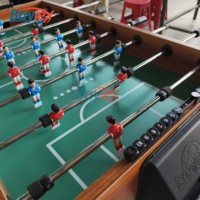 Table de baby-foot de jeu de football de salon, modèle Baylex FS, 55 pouces, 9 mm MDF, fabrication professionnelle directe d'usine