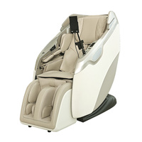 Nouveau fauteuil de massage 3D à ondes soniques IA, corps entier, zéro gravité, avec balayage corporel, airbags, chauffage, haut-parleur Bluetooth, pour la maison et le salon