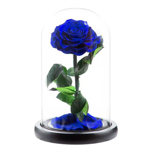 Vente en gros de roses éternelles classiques en forme de cœur, énormes, avec lumière LED, fleurs préservées, pour la fête des mères, le Nouvel An - Product Image 2
