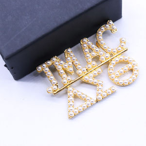 Lujo 18K chapado en oro tono hermandad Delta Jackson MS Alumnae capítulo diseño perla cubierta griego DST JMAC símbolo broche Pin - Product Image 5
