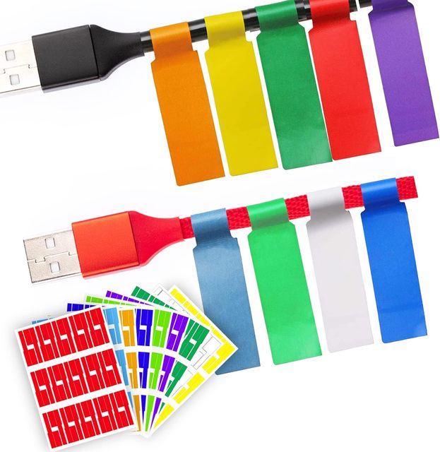 High Quality Vinyl Cable Wire Markers Oil Resistant Identification Labels and Tags Wire Label Wrap for Easy Cable Recognition