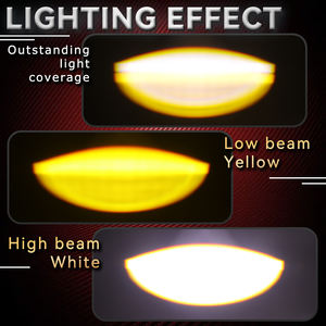 Luz LED Súper Brillante para Motocicleta, 1smd, Amarillo/Blanco, 30w, 3000lm, 12V, 2 Años de Garantía - Product Image 6