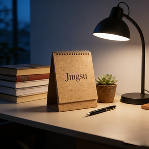 <span class=keywords><strong>Calendrier</strong></span> <span class=keywords><strong>de</strong></span> bureau personnalisé en papier semence saisonnier avec base en bois dur, écologique et recyclable, plantable - Product Image 1