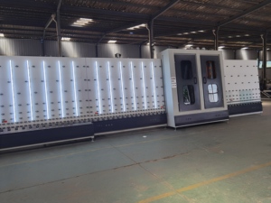 Ligne de production de double vitrage vertical en acier à commande PLC haute précision Eworld, machine automatique pour verre isolant 380V 3-20mm - Product Image 2