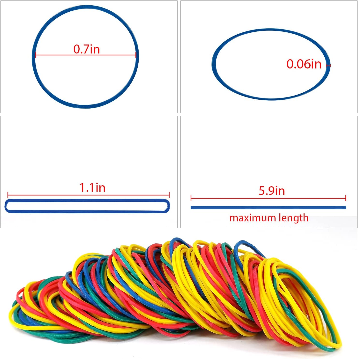 BENECREAT Fascia Elastica Antiscivolo In Silicone Da 6 m, Nastro Elastico In Poliestere Largo 51 mm, con Supporto In Silicone, per Progetti di Cucito di Indumenti, Nero 2 mm di Spessore