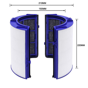 True HEPA Filter Compatible con Dysons TP06 HP06 Pure <span class=keywords><strong>Cool</strong></span> <span class=keywords><strong>Hot</strong></span> Air Purifier,H13 Carbón activado 2 en 1 Air Clean Dust - Product Image 2