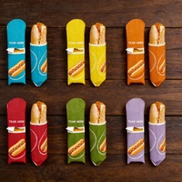 Boîte en carton personnalisée en forme d'oreiller à ouverture facile pour emporter : Shawarma, Kebab, Wrap, Tacos, Manchon à hot-dogs à déchirer