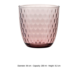 แก้วน้ำสีม่วงไลแลค 29 ซล. สูง 8.2 ซม. เส้นผ่านศูนย์กลาง 8.4 ซม. ยี่ห้อ Bormioli Rocco - Product Image 3