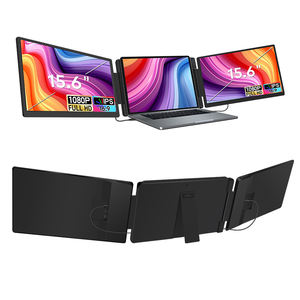 Extenseur d'écran d'ordinateur portable à triple moniteur de 15,6 pouces pour augmenter la productivité avec la technologie à triple écran - Product Image 1