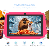 Tablet Edukasi Baru 7 Inci Android 16 MTK Quad-core 1.3GHz Layar Kapasitif WiFi 8+256GB 5000mAh USB-C CM86 PINK