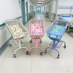 투명한 아기 침대 조용한 신생아 침대 모빌 & 높이 조절 가능 유아용 - Product Image 1