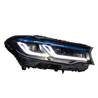 Conjunto de Faros Delanteros LED XUNBAI para Serie 5 G30 2018-2020, Luces Diurnas Secuenciales, Señal de Giro, Canbus, Plug and Play, 12V 25W, Automático