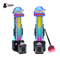 King of Hammer pour testeur de force, machine de jeu d'arcade de frappe au marteau en bois, jeu de rédemption de tickets pour centres de jeux
