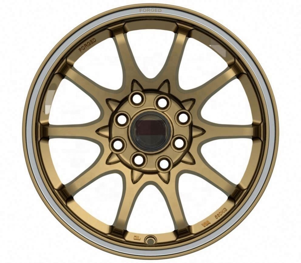 Rays15インチ8スポークデザイン合金ホイールリムブロンズゴールド