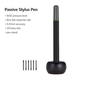 Tablette graphique <span class=keywords><strong>BOSTO</strong></span> 16HD 15,6'' IPS avec écran d'affichage, résolution 1920*1080, 8192 niveaux de pression, stylet rechargeable - Product Image 6