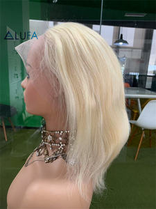 CF06 360フルレース人毛613ブロンドウィッグブラジル人バージン人毛フルフロントフロントレース編組ウィッグ人毛フルhdレースウィッグ - Product Image 5