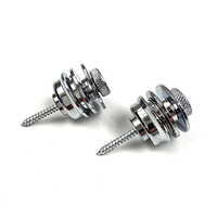 Vente flash - Sangle de sécurité pour guitare avec bouton métallique antidérapant de qualité supérieure pour guitares électriques et basses