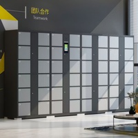 Casier de stockage de bagages intelligent et automatique pour l'extérieur, avec code QR, pour aéroports, gymnases, plages, livraison et supermarchés, avec fonction de location.
