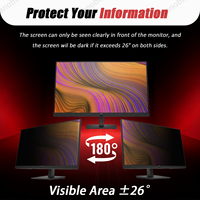 Anti-spionage privacyfilter voor HP 24 inch 16:9 monitor met blauwlichtfilter voor oogbescherming, anti-vingerafdruk en krasbestendige laag