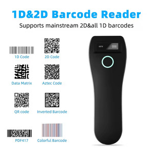 Escáner de Códigos QR Portátil Ligero USB CMOS 1D 2D JINGXIN, Lector de Códigos de Barras Inalámbrico Bluetooth de 2.4GHz - Product Image 6