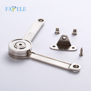 Porte <span class=keywords><strong>à</strong></span> rabat de cuisine hydraulique <span class=keywords><strong>à</strong></span> fermeture souple, charnière de support de couvercle d'armoire en alliage de Zinc, support de couvercle réglable - Product Image 2