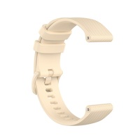 Bracelet en silicone pour montre intelligente Garmin Vivoactive 3 4 4S Forerunner Venu 245 645 Sport, 18 20 22 mm