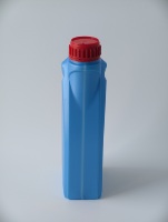 Bouteille d'huile moteur personnalisée en plastique avec jauge de niveau et bouchon inviolable OEM