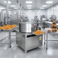 Machine semi-automatique pour la fabrication de fibres de viande de poulet et de porc avec moteur en acier inoxydable 304, 7500W haute puissance