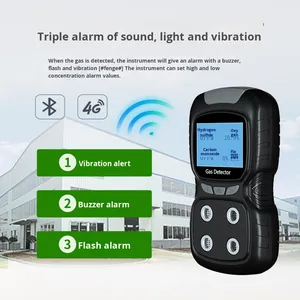 Xách tay phân tích khí Detector cho giám sát hydrogen sulfide dễ cháy Carbon Monoxide oxy độc hại khí độc hại - Product Image 3
