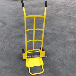 भारी ड्यूटी हैंड ट्रॉली ht40 ht50 के साथ 8 "ठोस पहिया फोल्डिंग टो प्लेट भंडारण उपकरण कार्ट के साथ - Product Image 5