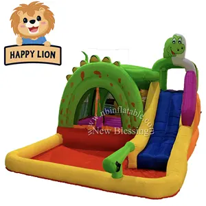 hot sale inflatable bounce house, multi color Nylon Oxford cloth fun toy indoor children inflatable water slide bouncer