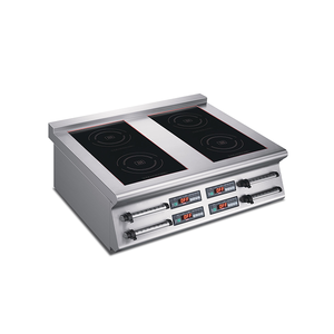 Fornello a Induzione Commerciale da Tavolo a <span class=keywords><strong>4</strong></span> Fuochi, Piano Cottura Elettrico ad Alta Efficienza per Servizi di Ristorazione Veloce e Catering - Product Image 1