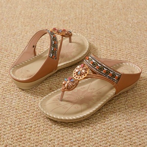 Summer Korean casual Style Toe Strap <b>Flat</b> <b>Sandals</b> for Women-Breathable Lightweight Outdoor microfiber Upper Anti-Slippery TPR - Product Image 6