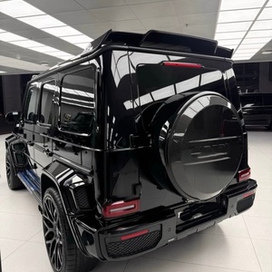 Pour Mercedes Classe <span class=keywords><strong>G</strong></span> W464 G63 <span class=keywords><strong>Brabus</strong></span> - G800 : Capot en carbone sec, lampe de toit, becquet arrière, cache-roue de secours, pièces de mise à niveau extérieures - Product Image 6