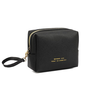 PU Patchwork Large Capacity Zippered Cosmetic Tote, Portable Travel Wash Bag <strong>Make</strong> <strong>Up</strong> <strong>Case</strong> - Product Image 5