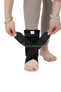 Perban tekanan dan renda atas pergelangan kaki <span class=keywords><strong>Brace</strong></span> disesuaikan Immobilizer keseleo pendukung Stabilizer - Product Image 4