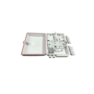 Tipo plástico do ABS caixa de tala de OTB FTTH com 16 núcleos para soluções FTTX preto branco ou projeto personalizado